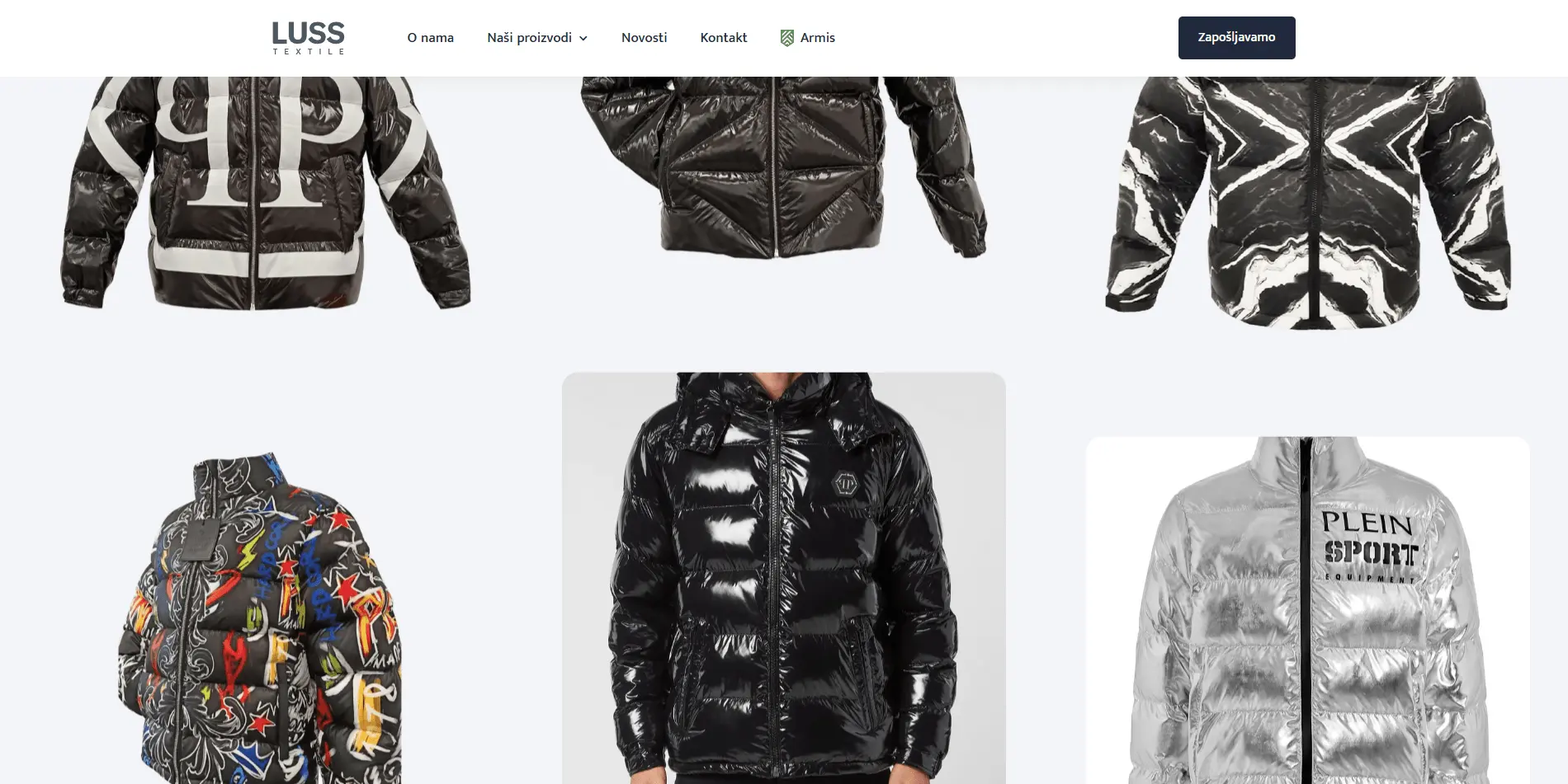 Luss textile jackets